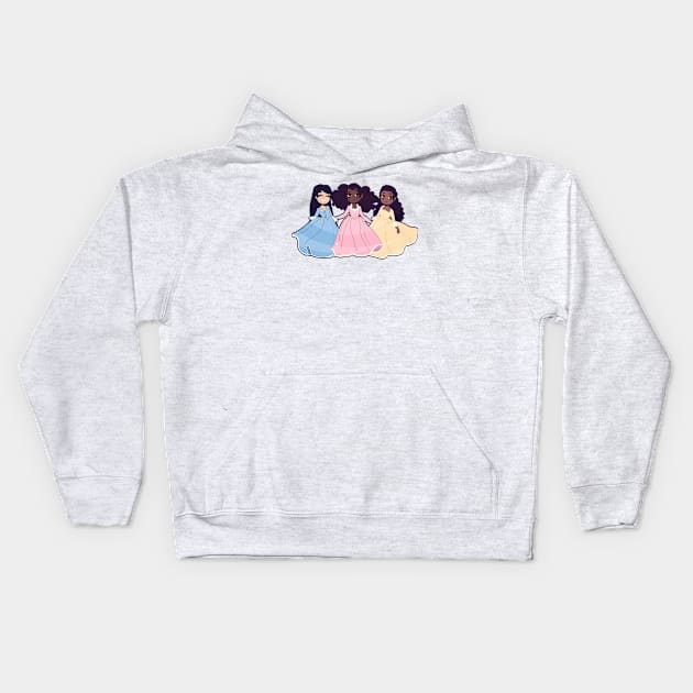 Hamilton girls Kids Hoodie by Michelle Hoefener 